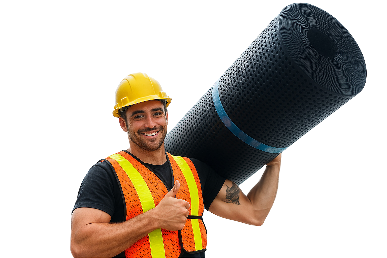 waterproofing professional at work